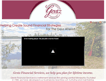 Tablet Screenshot of gentzfinancial.com